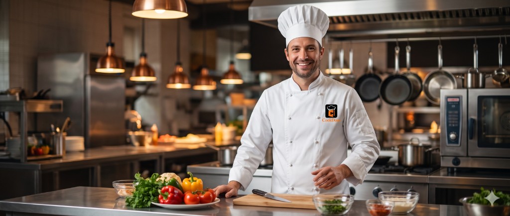 Professional CookDoor chef in the kitchen